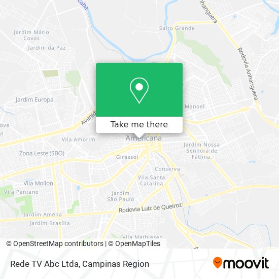 Rede TV Abc Ltda map