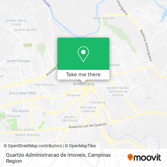 Mapa Quartzo Administracao de Imoveis