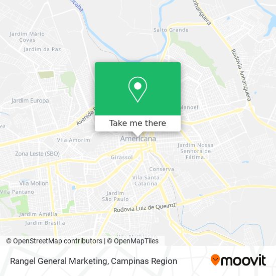 Rangel General Marketing map