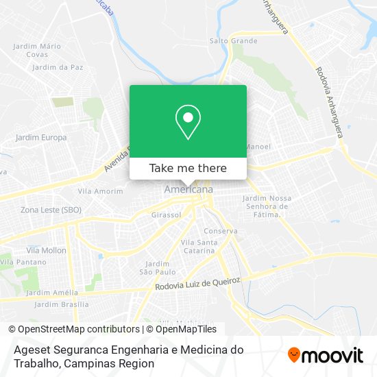 Mapa Ageset Seguranca Engenharia e Medicina do Trabalho