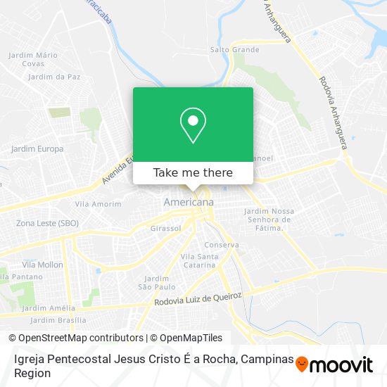 Igreja Pentecostal Jesus Cristo É a Rocha map