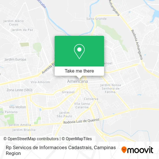 Rp Servicos de Informacoes Cadastrais map