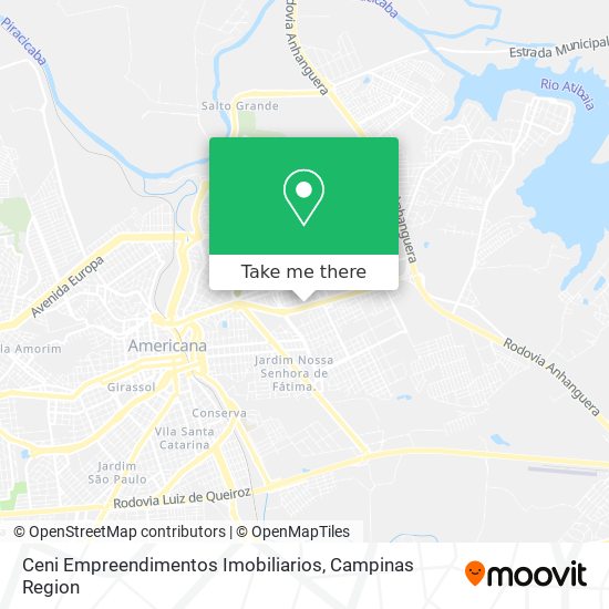 Mapa Ceni Empreendimentos Imobiliarios