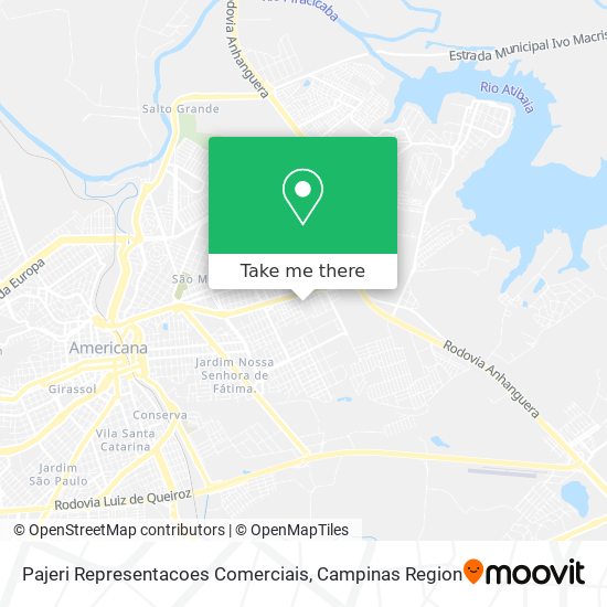 Pajeri Representacoes Comerciais map