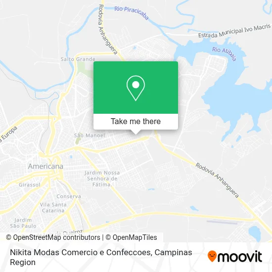 Nikita Modas Comercio e Confeccoes map