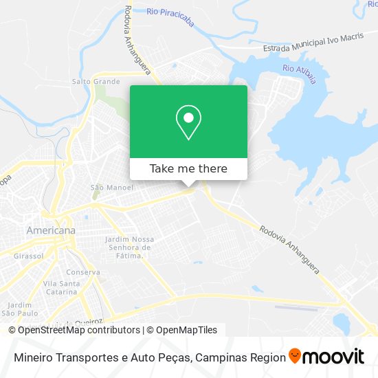 Mineiro Transportes e Auto Peças map
