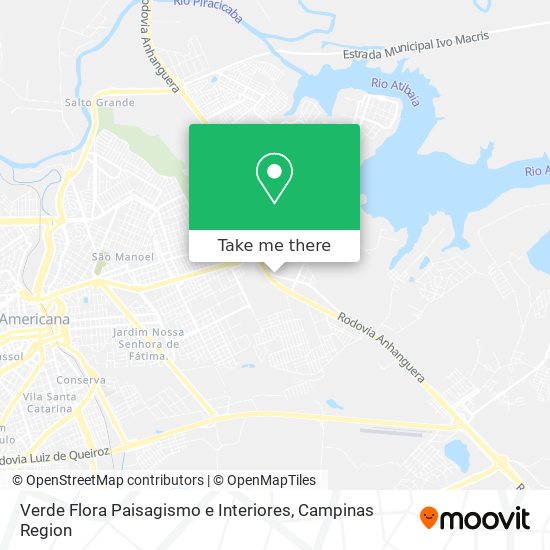 Verde Flora Paisagismo e Interiores map