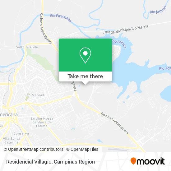Residencial Villagio map