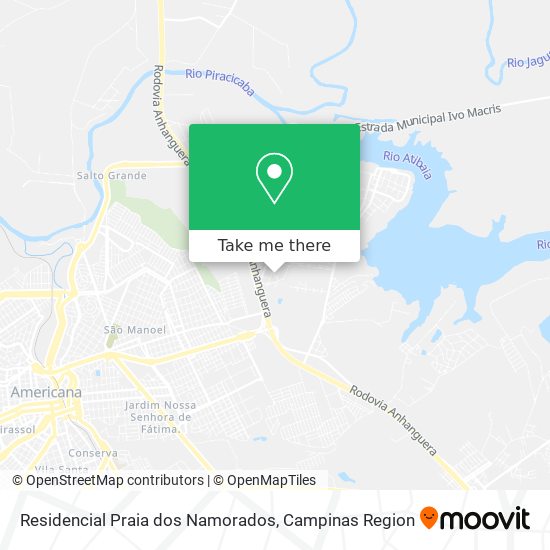 Residencial Praia dos Namorados map