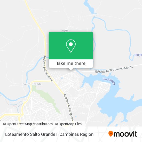 Loteamento Salto Grande I map