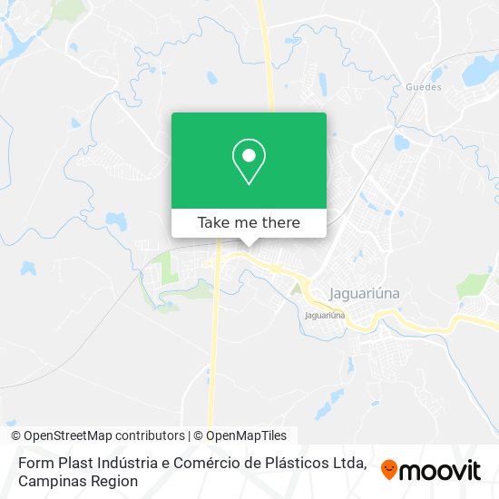 Form Plast Indústria e Comércio de Plásticos Ltda map