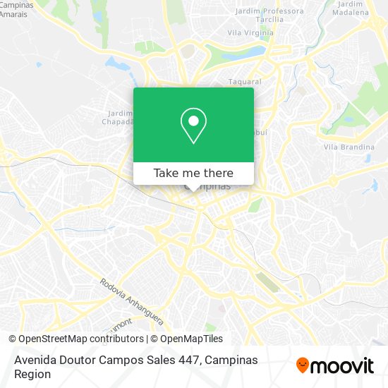 Avenida Doutor Campos Sales 447 map