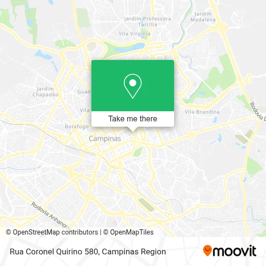 Rua Coronel Quirino 580 map
