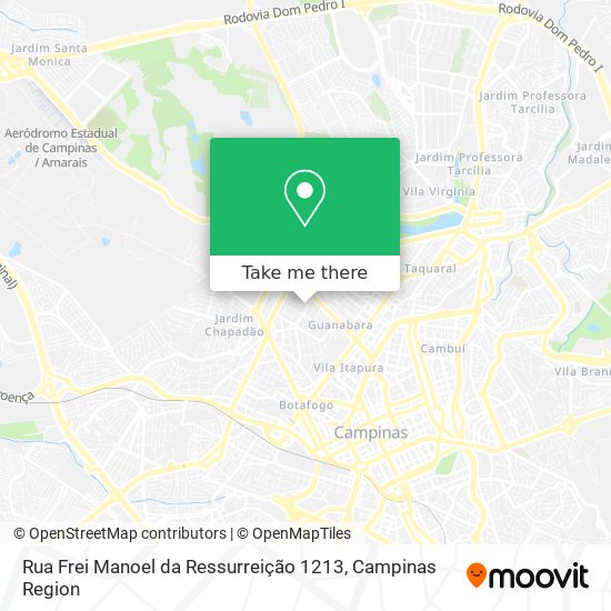 Mapa Rua Frei Manoel da Ressurreição 1213