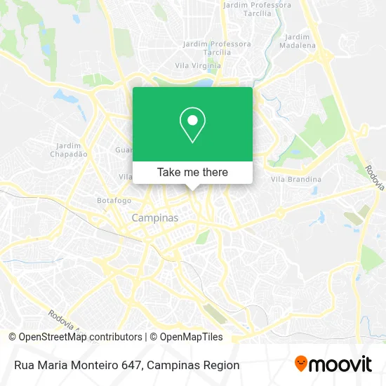 Rua Maria Monteiro 647 map