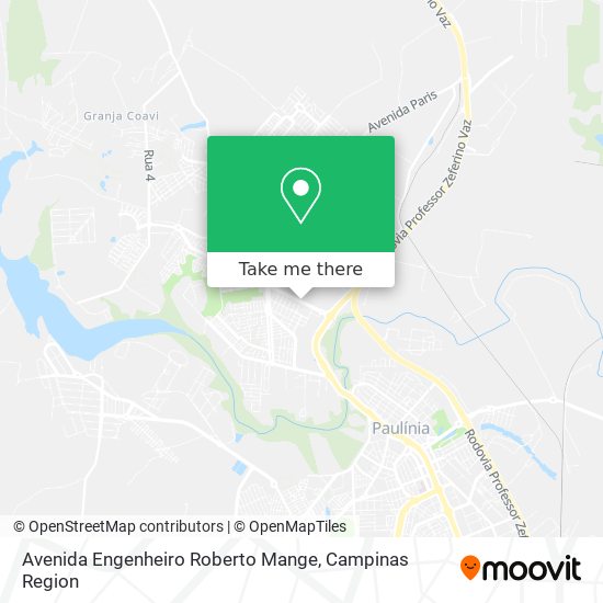 Avenida Engenheiro Roberto Mange map