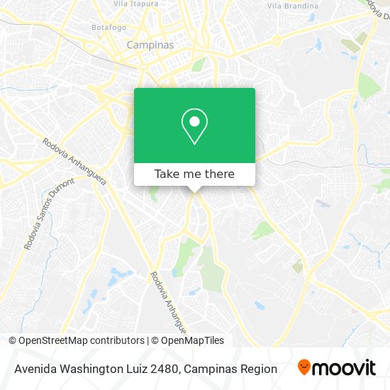 Mapa Avenida Washington Luiz 2480