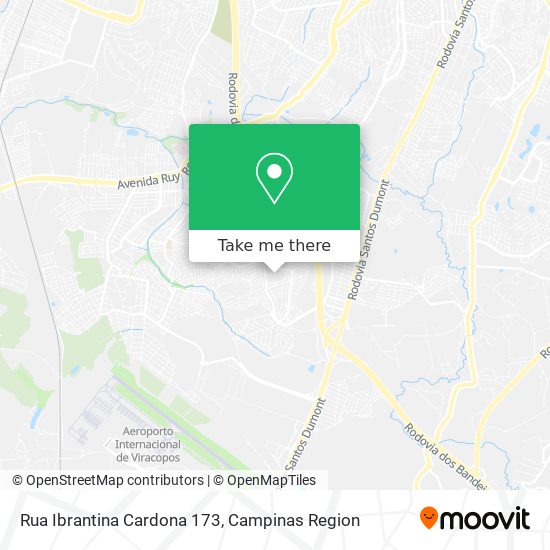 Rua Ibrantina Cardona 173 map