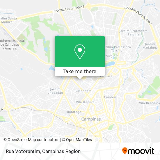 Mapa Rua Votorantim