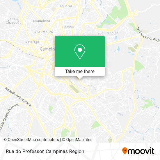 Rua do Professor map