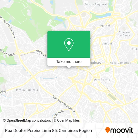 Rua Doutor Pereira Lima 85 map