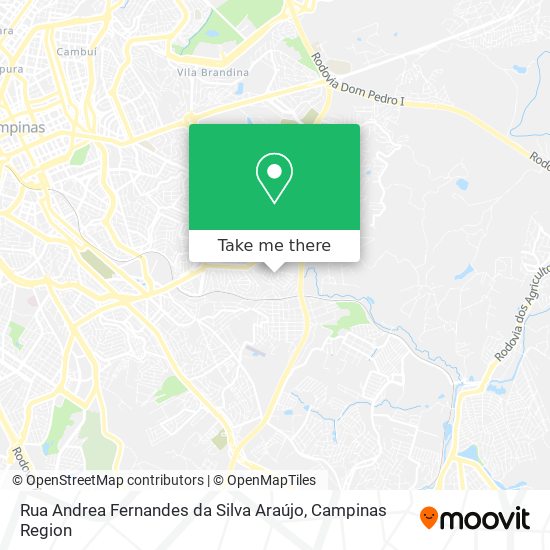 Mapa Rua Andrea Fernandes da Silva Araújo