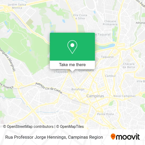 Rua Professor Jorge Hennings map