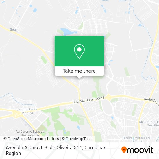 Avenida Albino J. B. de Oliveira 511 map