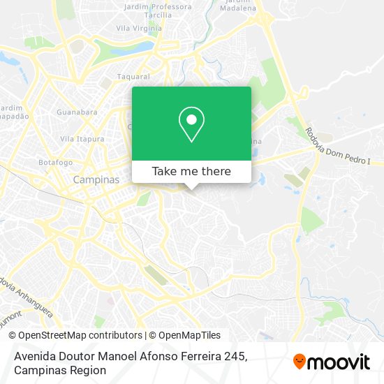 Avenida Doutor Manoel Afonso Ferreira 245 map