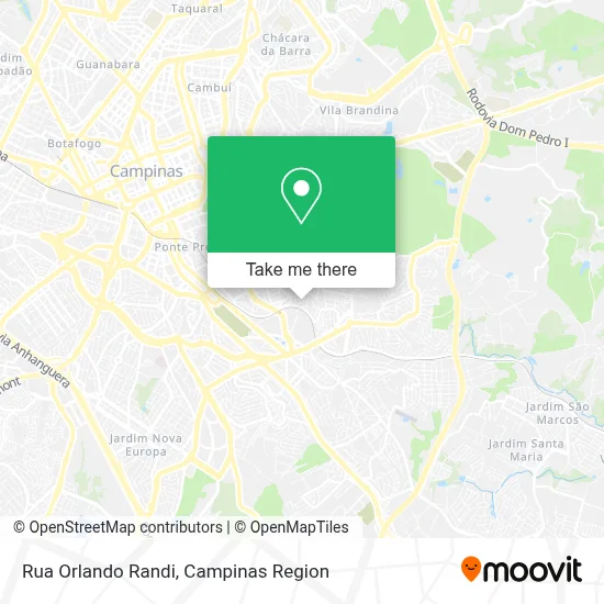 Rua Orlando Randi map