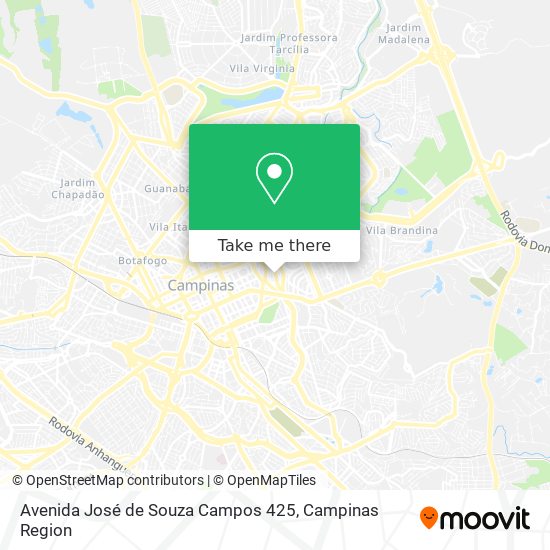 Avenida José de Souza Campos 425 map