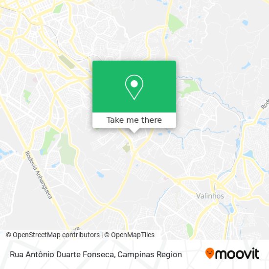 Rua Antônio Duarte Fonseca map