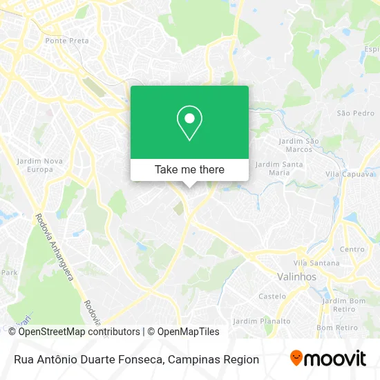 Rua Antônio Duarte Fonseca map