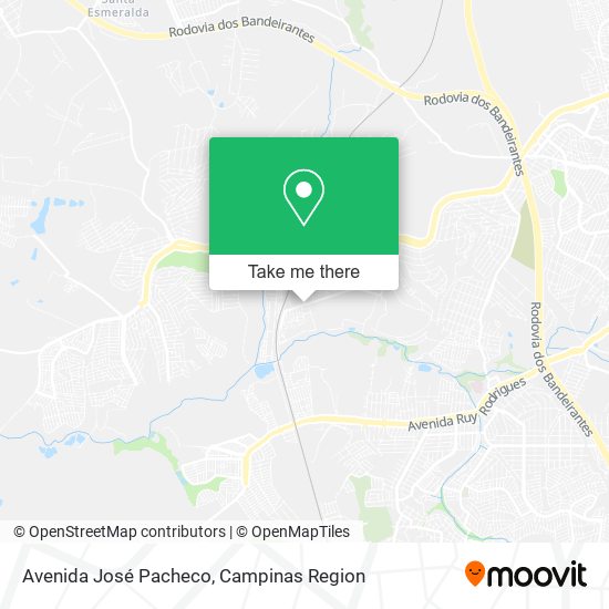 Avenida José Pacheco map