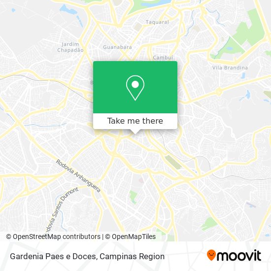 Gardenia Paes e Doces map