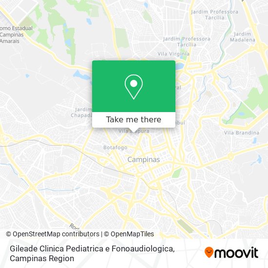 Mapa Gileade Clinica Pediatrica e Fonoaudiologica