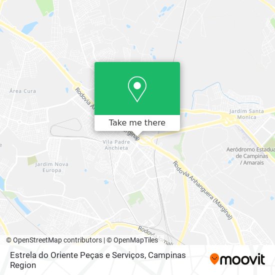 Estrela do Oriente Peças e Serviços map