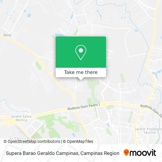 Supera Barao Geraldo Campinas map