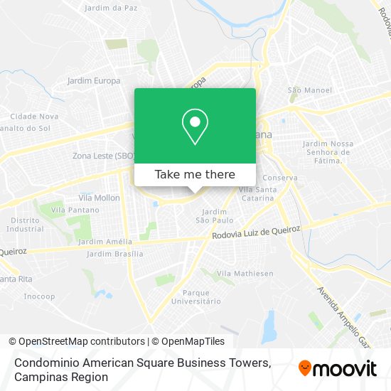 Mapa Condominio American Square Business Towers