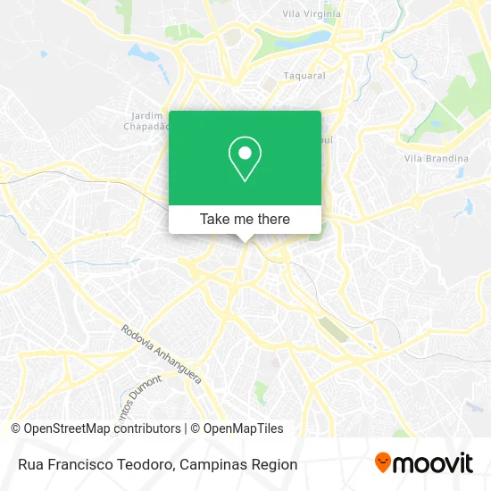 Rua Francisco Teodoro map