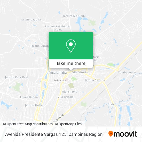 Mapa Avenida Presidente Vargas 125