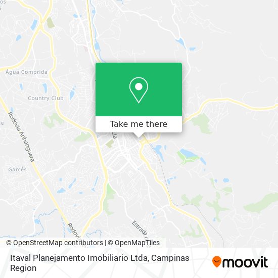 Mapa Itaval Planejamento Imobiliario Ltda