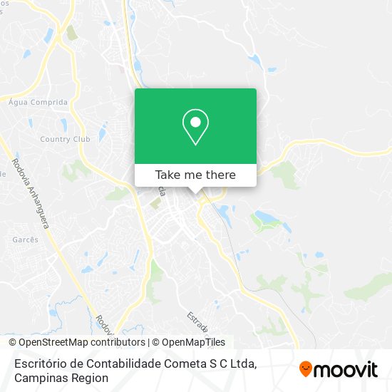 Mapa Escritório de Contabilidade Cometa S C Ltda