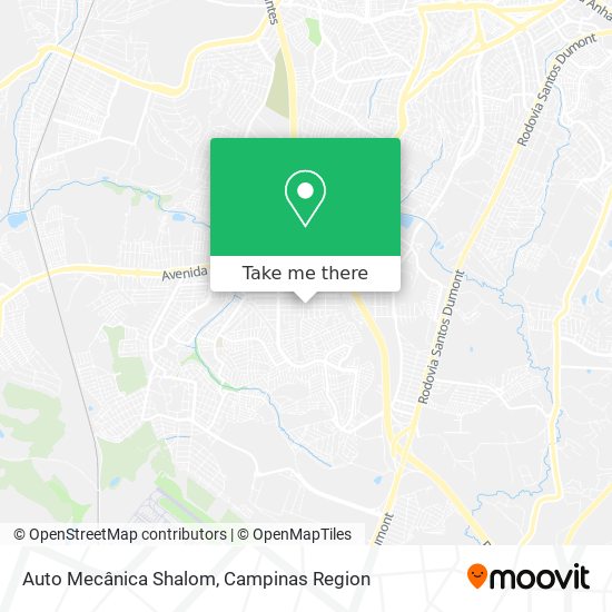 Auto Mecânica Shalom map