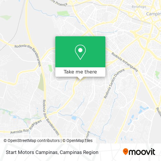 Start Motors Campinas map
