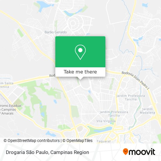 Mapa Drogaria São Paulo