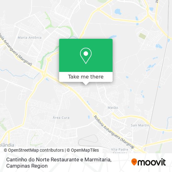 Cantinho do Norte Restaurante e Marmitaria map