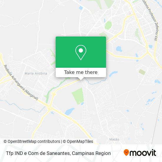 Tfp IND e Com de Saneantes map