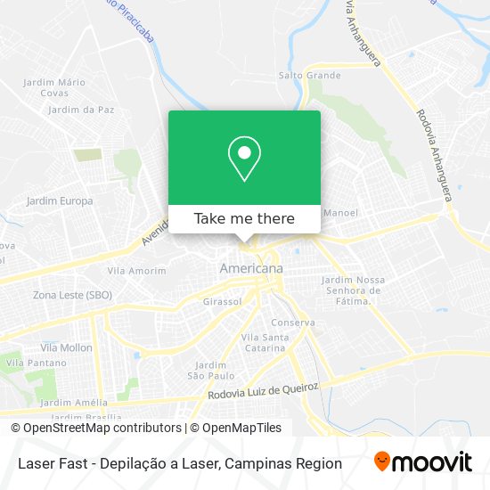 Laser Fast - Depilação a Laser map