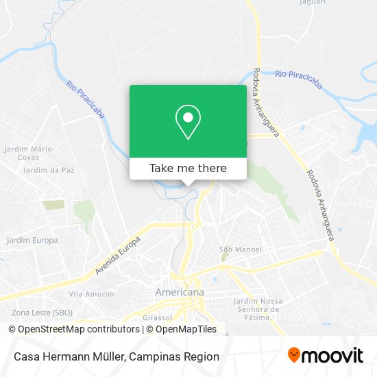 Casa Hermann Müller map
